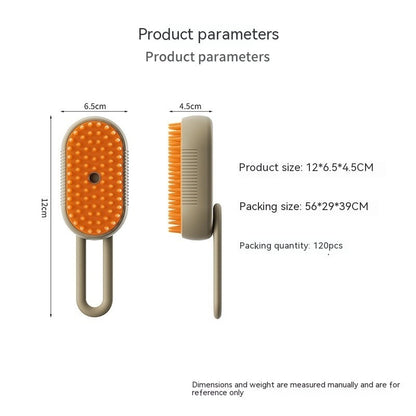 SteamGroom™ | 3-in-1 Steamy Electric Grooming & Massage Brush