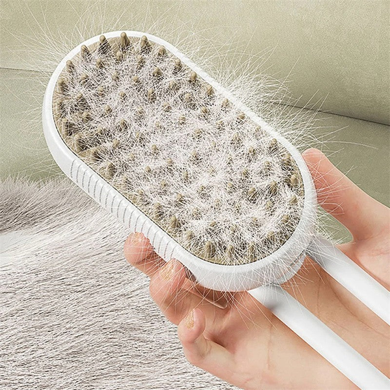 SteamGroom™ | 3-in-1 Steamy Electric Grooming & Massage Brush