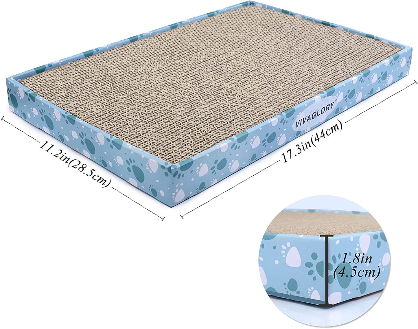 ClawLuxe™ | Premium Reversible Cat Scratcher & Lounge Box