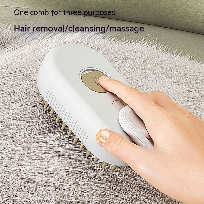 SteamGroom™ | 3-in-1 Steamy Electric Grooming & Massage Brush