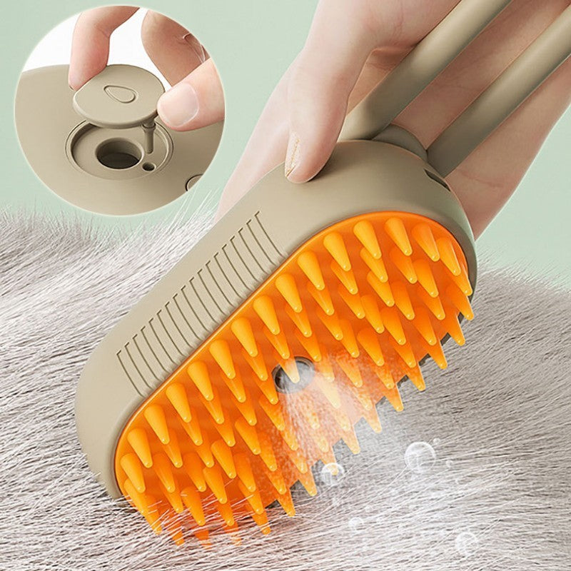 SteamGroom™ | 3-in-1 Steamy Electric Grooming & Massage Brush