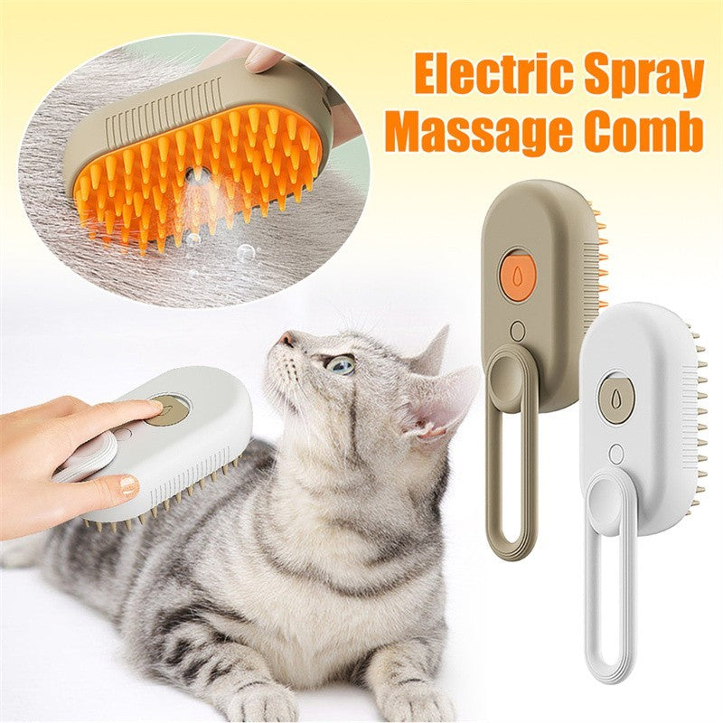 SteamGroom™ | 3-in-1 Steamy Electric Grooming & Massage Brush