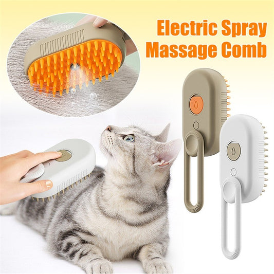 SteamGroom™ | 3-in-1 Steamy Electric Grooming & Massage Brush