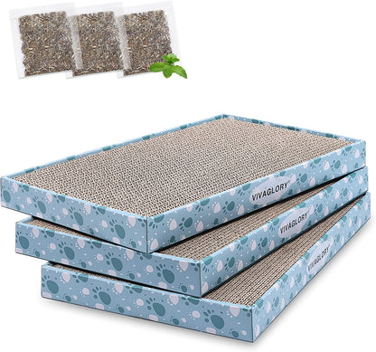 ClawLuxe™ | Premium Reversible Cat Scratcher & Lounge Box