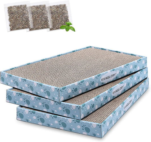 ClawLuxe™ | Premium Reversible Cat Scratcher & Lounge Box