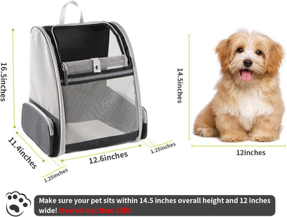 AeroView™ | Panoramic Breathable Pet Travel Backpack