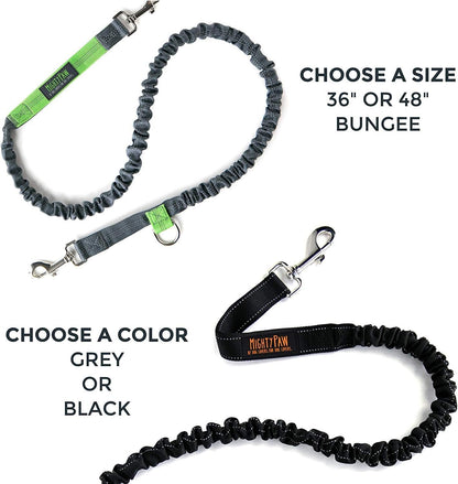 PaceGlide™ | Shock-Absorbing Hands-Free Bungee Leash & Waist Belt