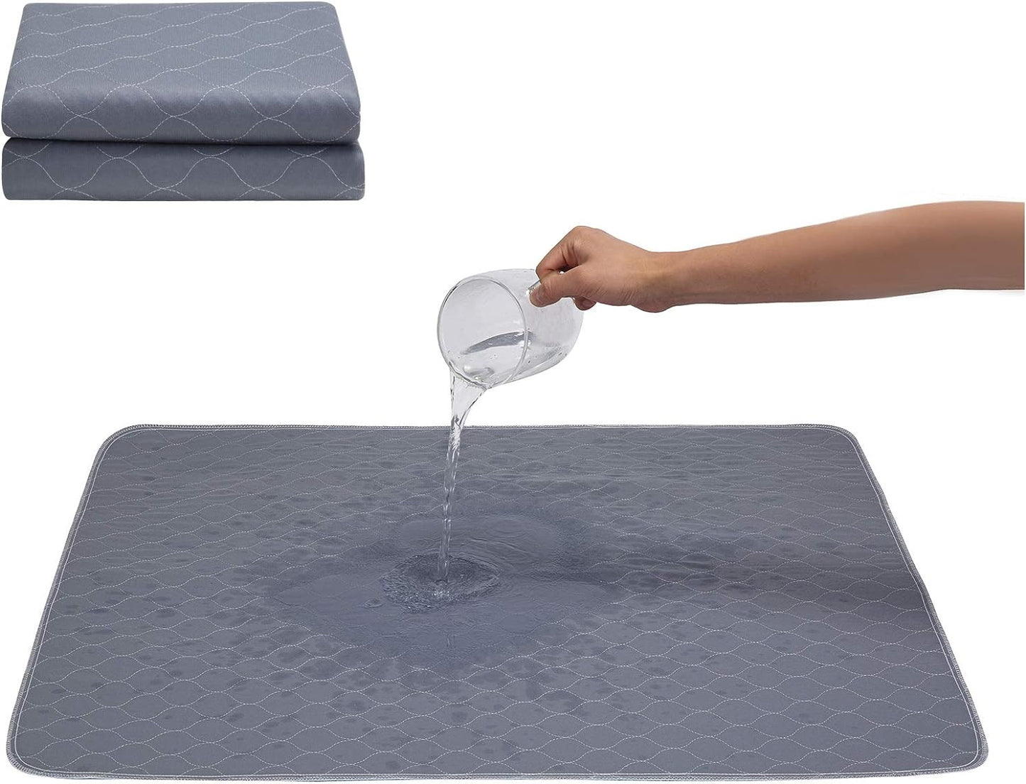 DryShield™ | Ultra-Absorbent Washable Pee Pad & Training Mat