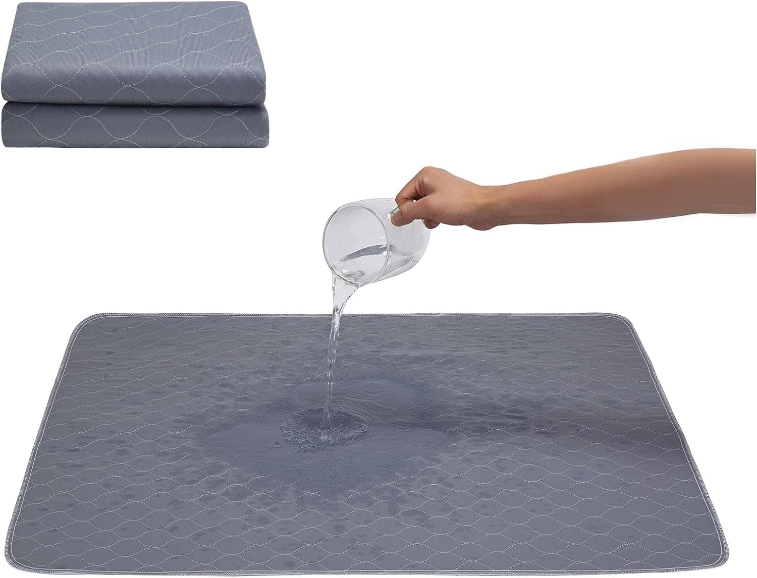 DryShield™ | Ultra-Absorbent Washable Pee Pad & Training Mat