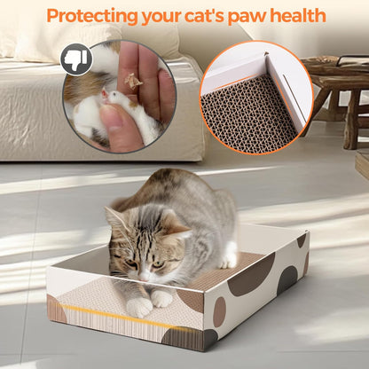 ClawLuxe™ | Reversible Cat Scratching Lounge & Container Box (3-Pack Refill)