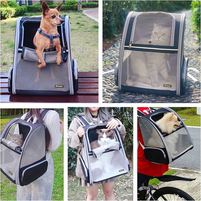 AeroView™ | Panoramic Breathable Pet Travel Backpack