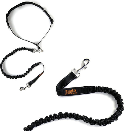 PaceGlide™ | Shock-Absorbing Hands-Free Bungee Leash & Waist Belt