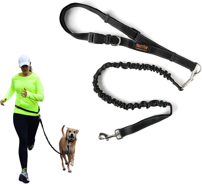 PaceGlide™ | Shock-Absorbing Hands-Free Bungee Leash & Waist Belt