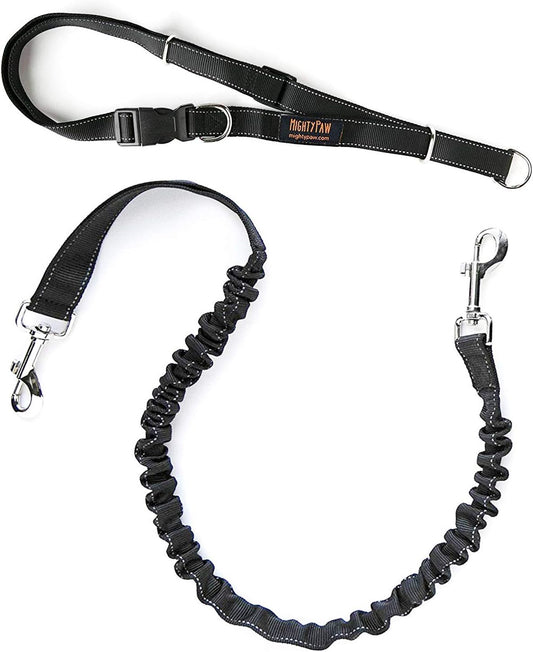 PaceGlide™ | Shock-Absorbing Hands-Free Bungee Leash & Waist Belt