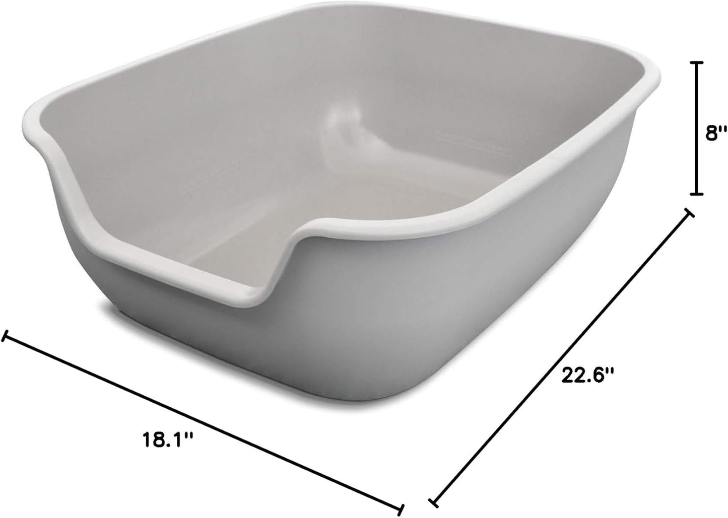 PureClean™ | Non-Stick Open-Top Ergonomic Litter Box