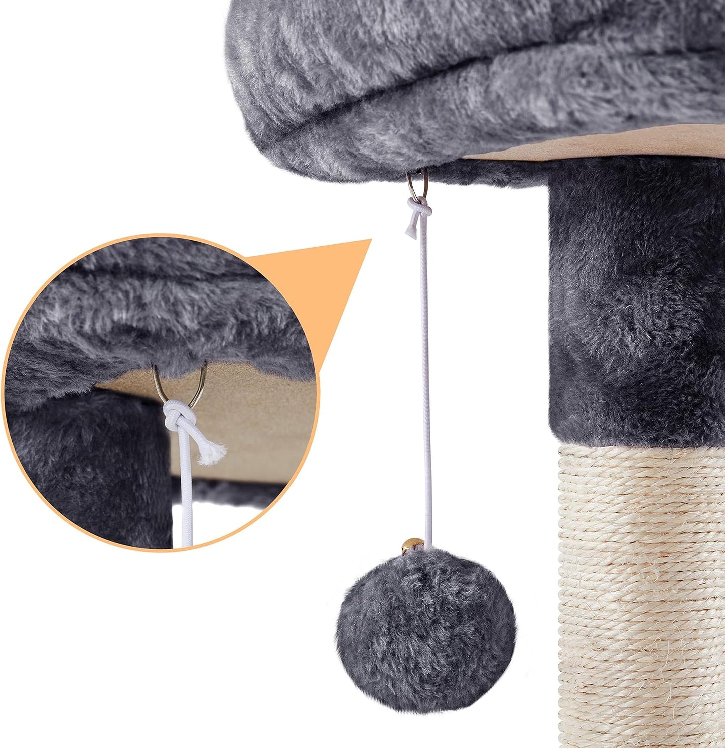 CloudHaven™ | Multi-Level Compact Cat Condo & Activity Tree (34")