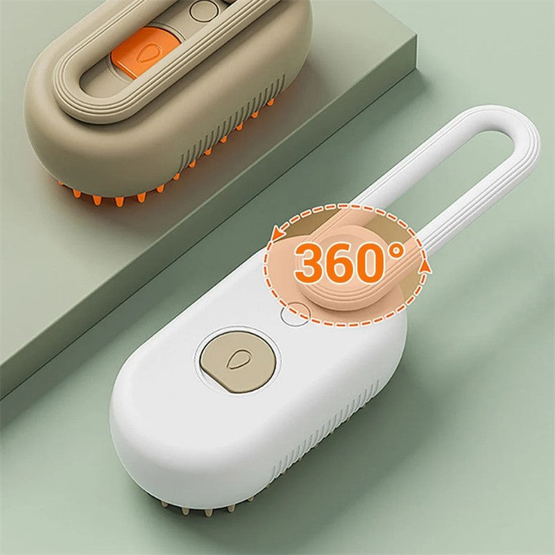 SteamGroom™ | 3-in-1 Steamy Electric Grooming & Massage Brush