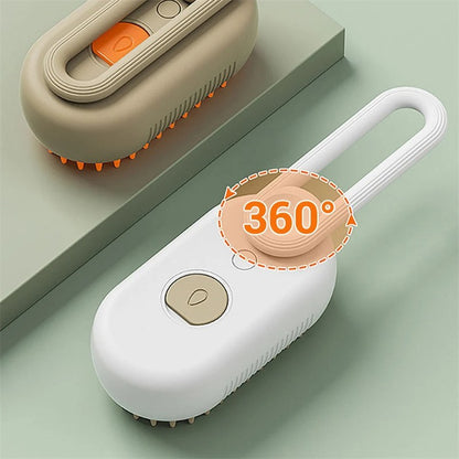 SteamGroom™ | 3-in-1 Steamy Electric Grooming & Massage Brush