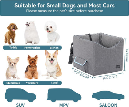 TravelNest™ | Premium Dog Car Booster Seat & Travel Bed