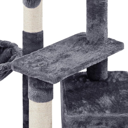CloudHaven™ | Multi-Level Compact Cat Condo & Activity Tree (34")