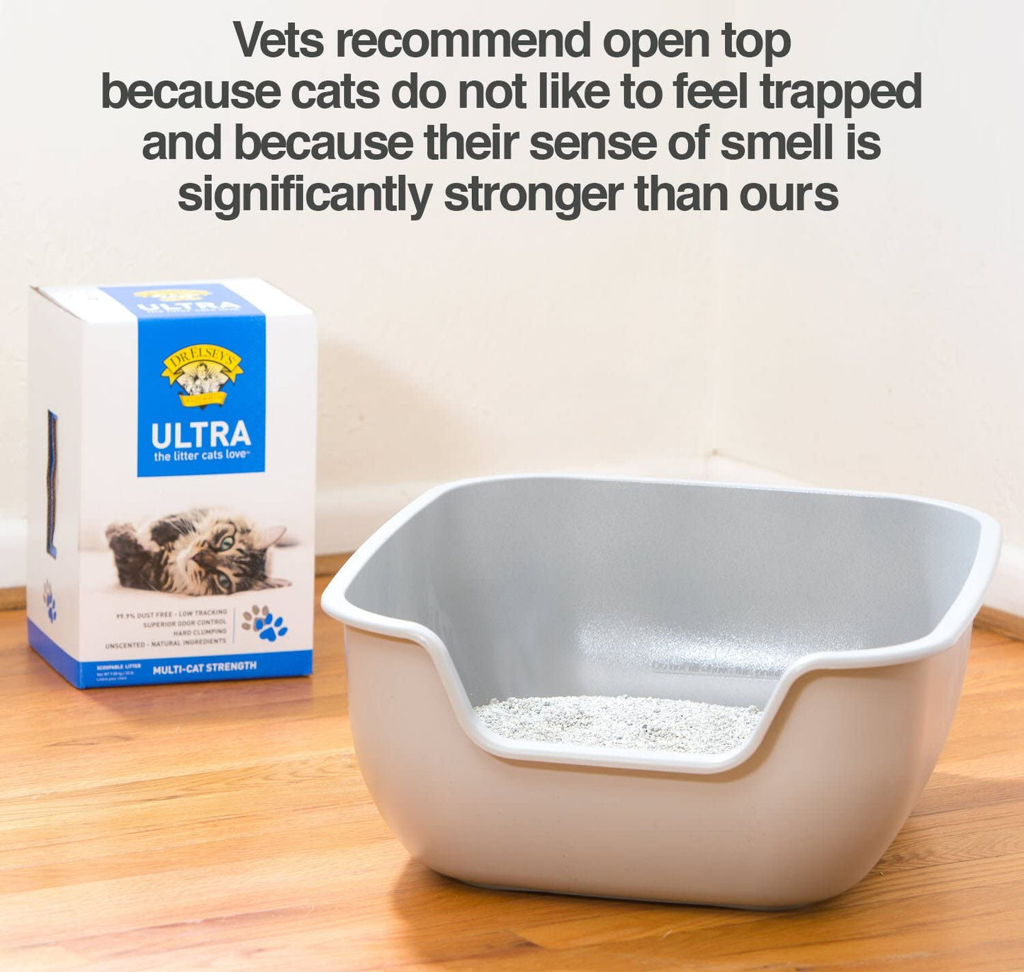 PureClean™ | Non-Stick Open-Top Ergonomic Litter Box