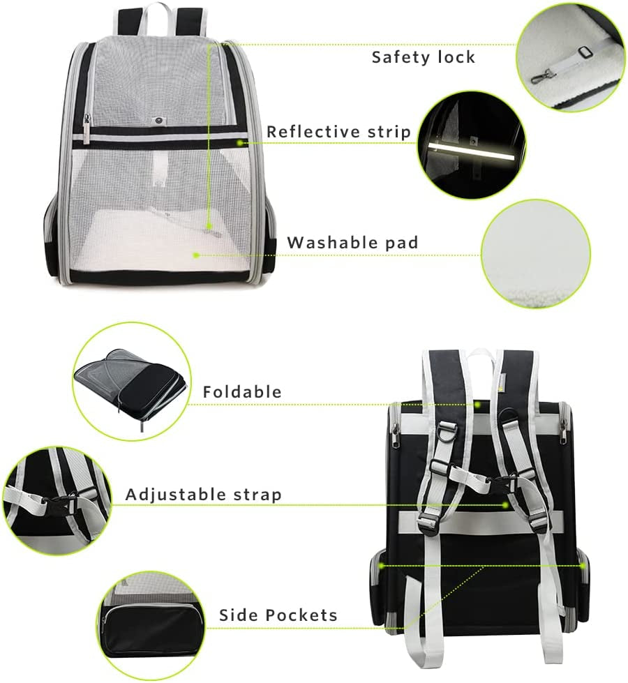 AeroView™ | Panoramic Breathable Pet Travel Backpack