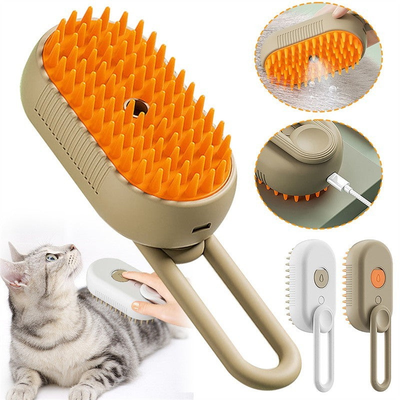 SteamGroom™ | 3-in-1 Steamy Electric Grooming & Massage Brush