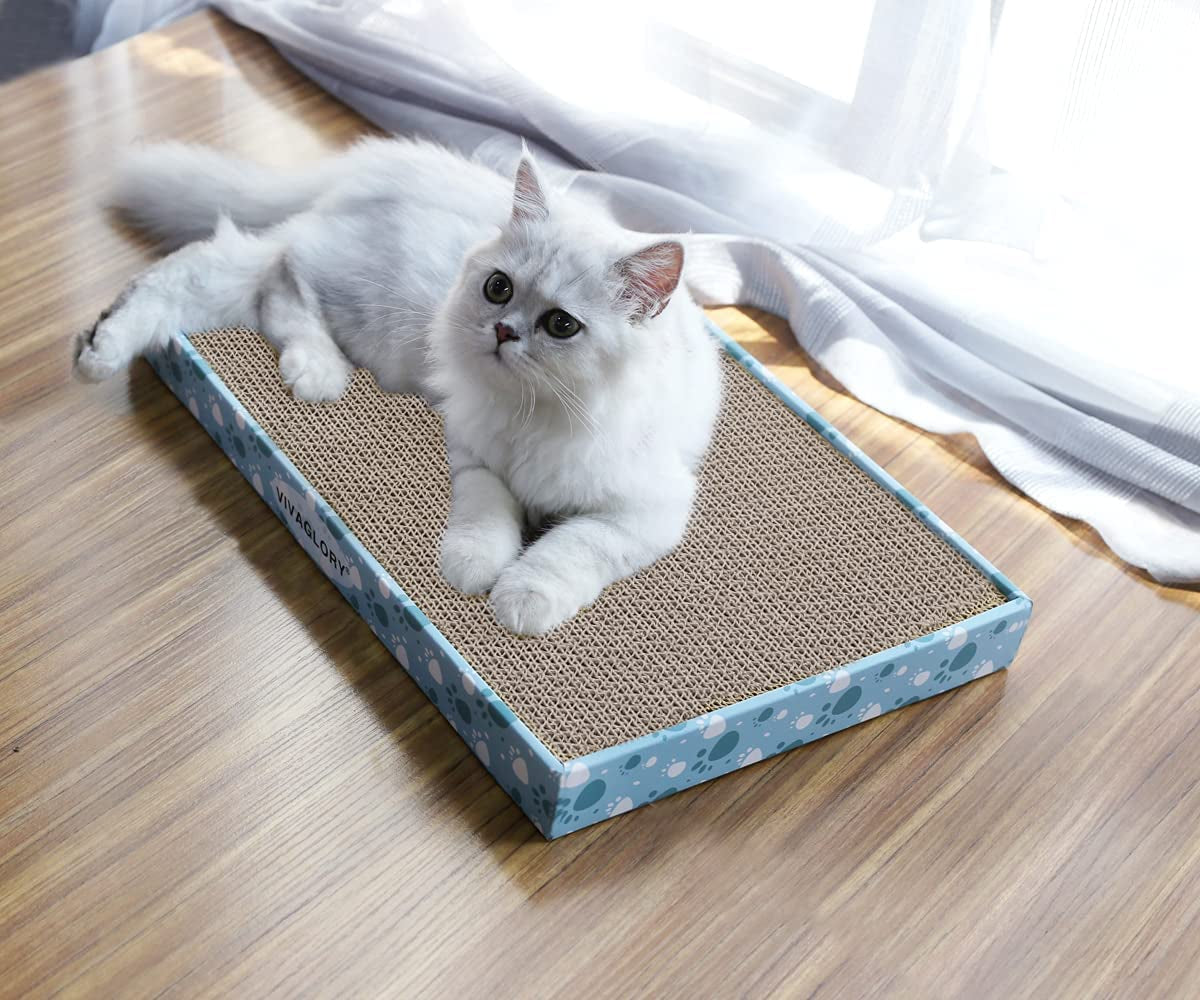 ClawLuxe™ | Premium Reversible Cat Scratcher & Lounge Box