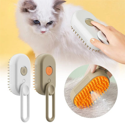 SteamGroom™ | 3-in-1 Steamy Electric Grooming & Massage Brush