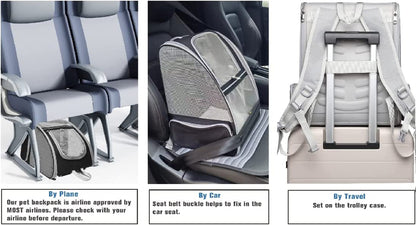 AeroView™ | Panoramic Breathable Pet Travel Backpack